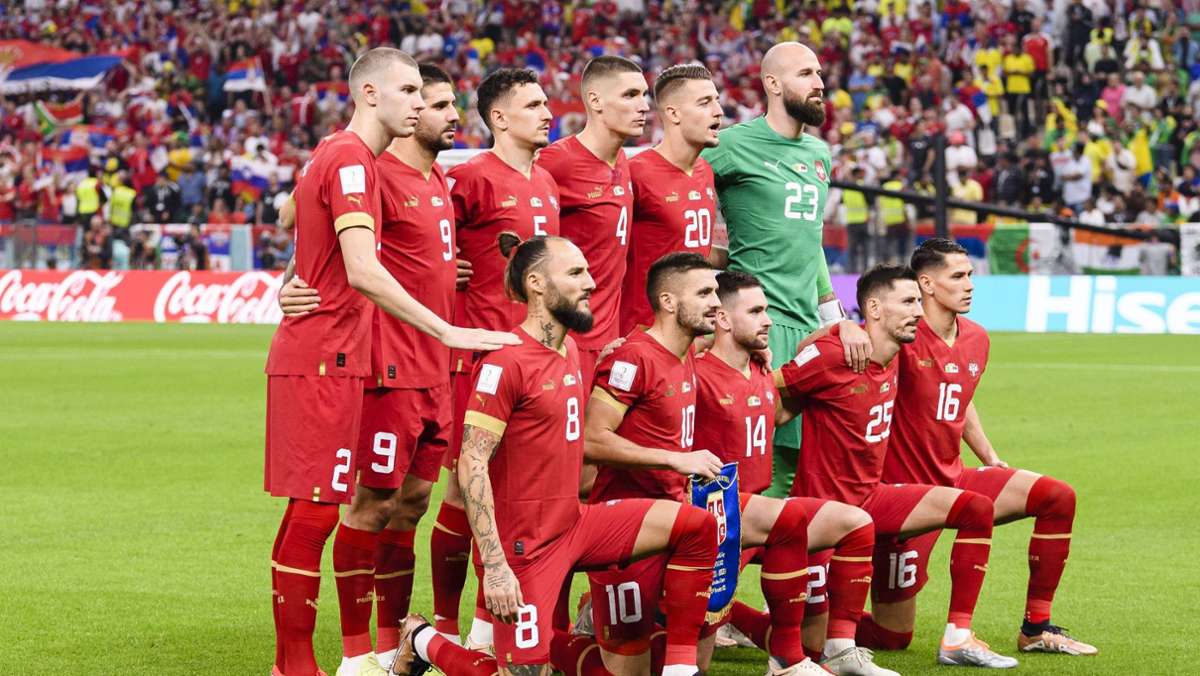 WM 2022 in Katar: Nationalistische Fahne in serbischer Kabine – FIFA ermittelt