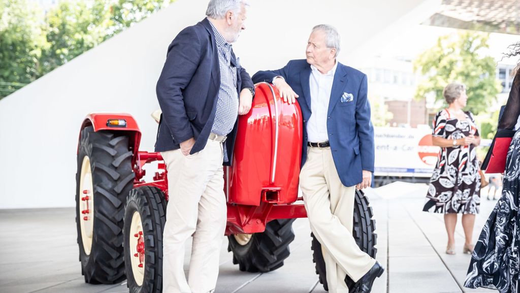 Porsche Museum in Stuttgart: Der Neuling ist ein knallroter Traktor