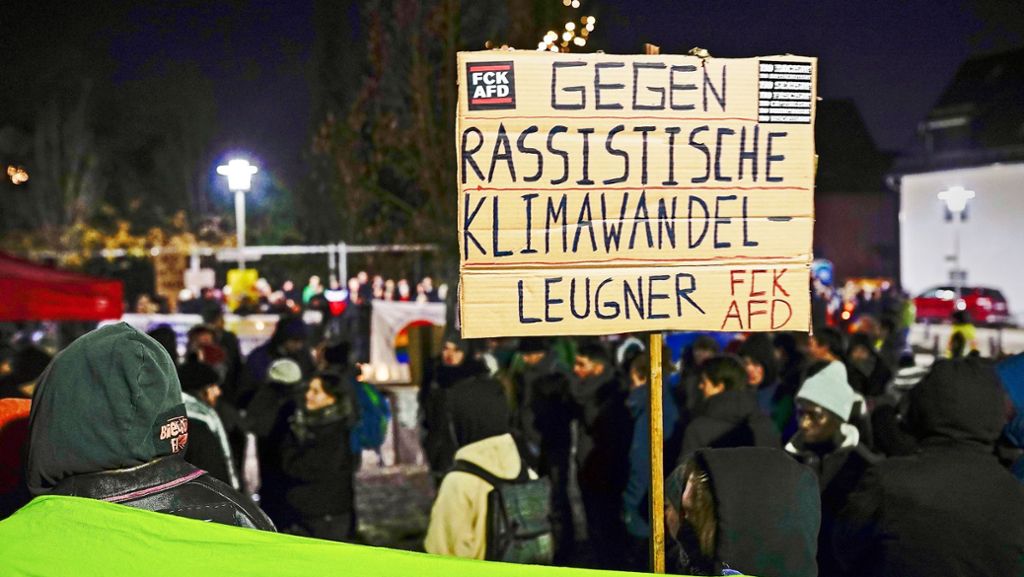 Antifa-Demo in Herrenberg: Die Großstadt hallt ins Hinterland