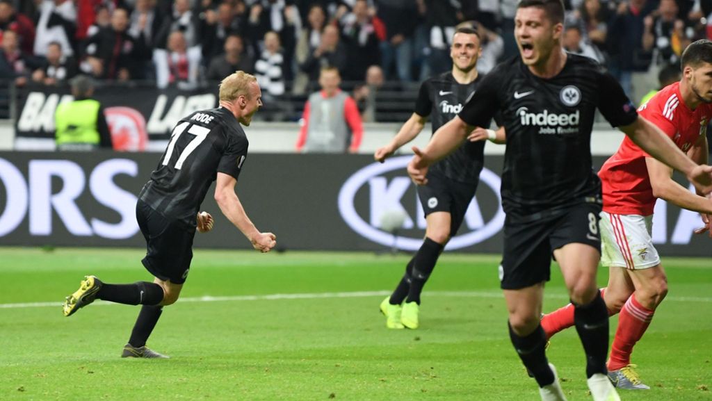  Eintracht Frankfurt ist der letzte deutsche Club im Europapokal - und marschiert durch die Europa League. Nach dem 2:0 gegen Lissabon stehen die Hessen im Halbfinale. Dort wartet der nächste große Name. 
