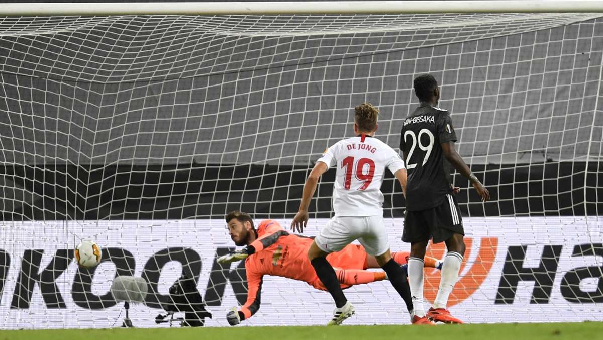  Der FC Sevilla hat mit einem 2:1-Sieg gegen Manchester United das Finale der Europa League erreicht. Sevilla trifft am Freitag auf Inter Mailand oder Schachtjor Donezk. 