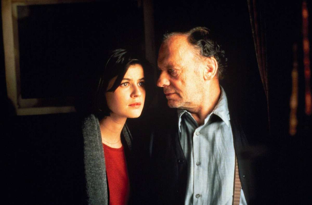 Jean-Louis Trintignant und Irene Jacob in „Drei Farben: Rot“ (1994)