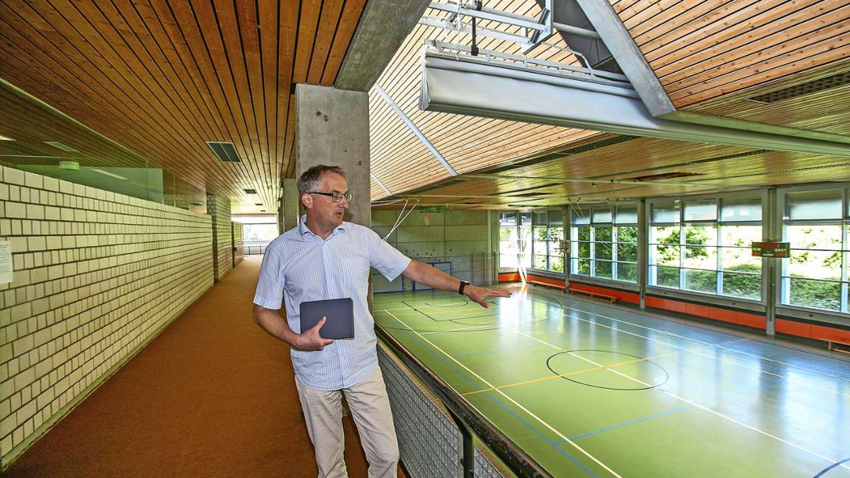 Bauprojekt Aichwald: Die alte Sporthalle Schanbach soll erneuert werden
