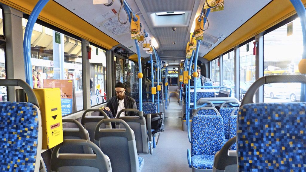 X1-Bus in Stuttgart: Nur wenige wollen mit dem  Expressbus fahren