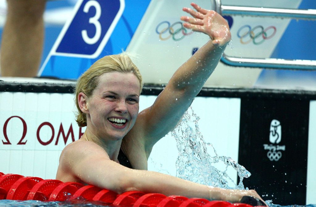 Bei den Olympischen Spielen 2008 in Peking gewann Britta Steffen die Goldmedaillen über 50 und 100 Meter Freistil. Auf beiden Strecken triumphierte die auch bei der WM in Rom im Jahr darauf. Zudem gewann Steffen auf der Langbahn neun EM-Titel. Mit 29 beendete sie 2013 ihre Karriere.