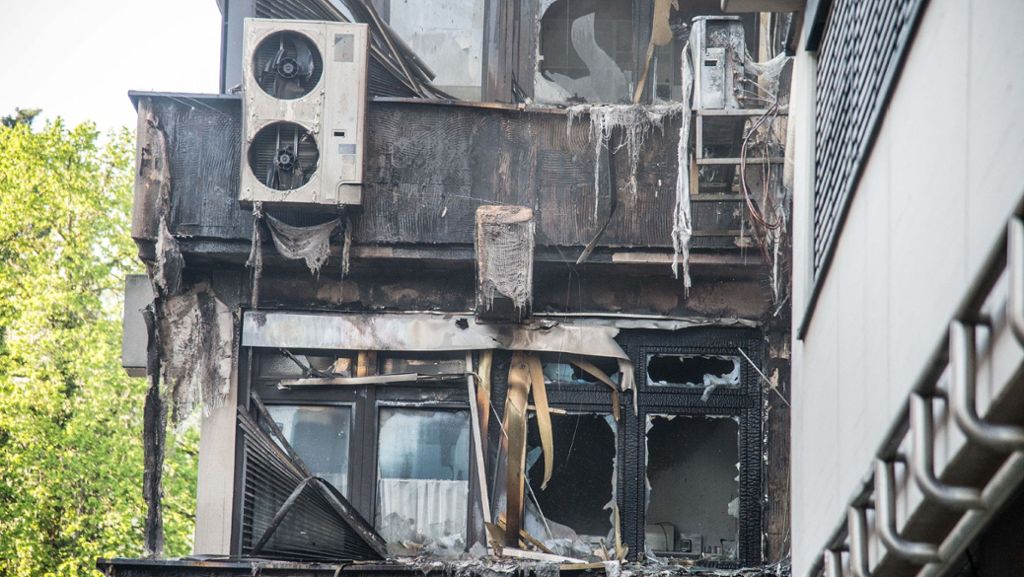 Nach Feuer in Waiblingen: Polizei sucht weiter nach Brandursache