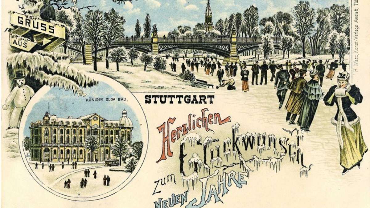  Das alte Stuttgart lebt in historischen Silvesterkarten auf. Mit Sehenswürdigkeiten der Stadt haben sich die Menschen einst zum neuen Jahr gratuliert. Unser Stuttgart-Album zeigt faszinierende Grußkarten, die Geschichten erzählen. 
