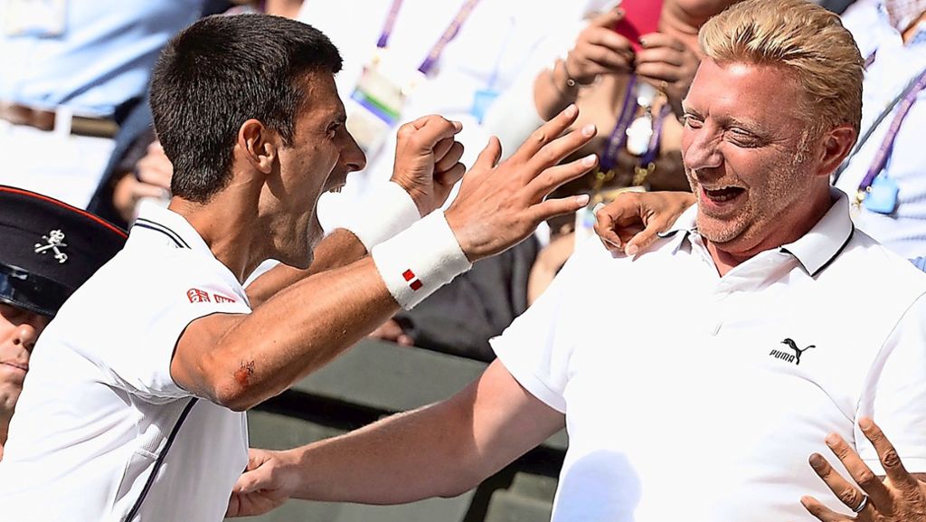 Tennis-Stars: Novak Djokovic bietet Boris Becker seine Hilfe an