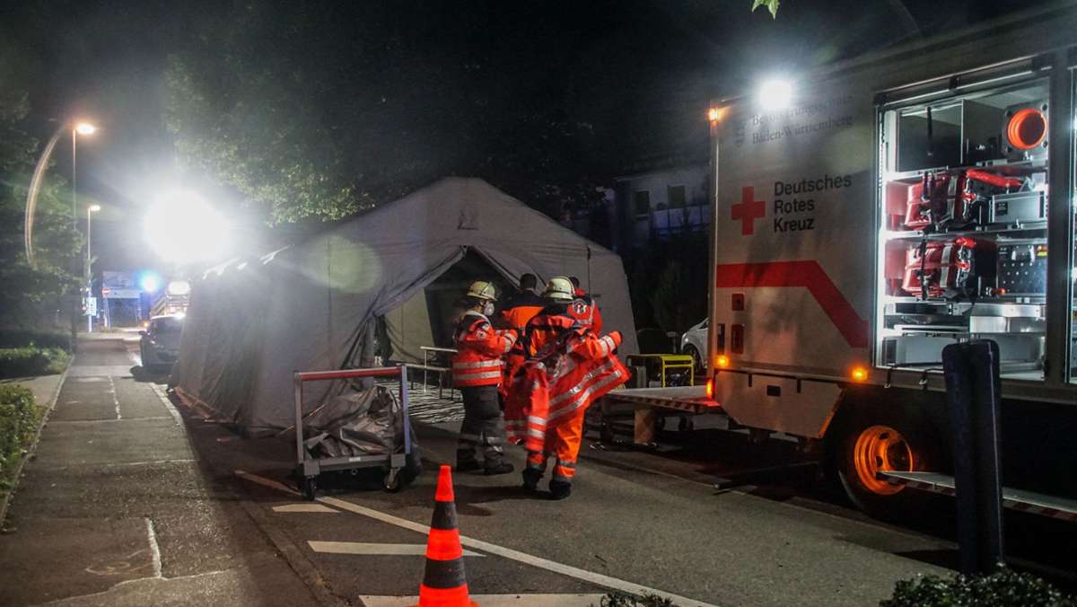 Gasaustritt in Herrenberg: Feuerwehr evakuiert zwei Mehrfamilienhäuser