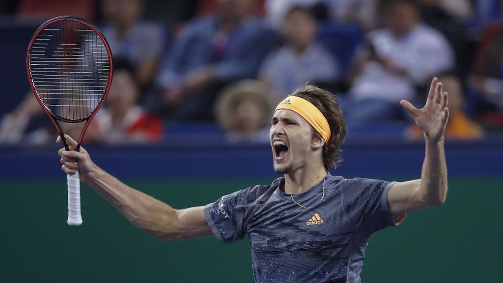 Tennis Masters in Shanghai: Alexander Zverev steht im Endspiel