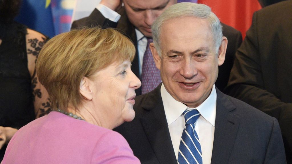 Netanjahu bei Angela Merkel: Israels Premier will Europa auf seine Seite ziehen