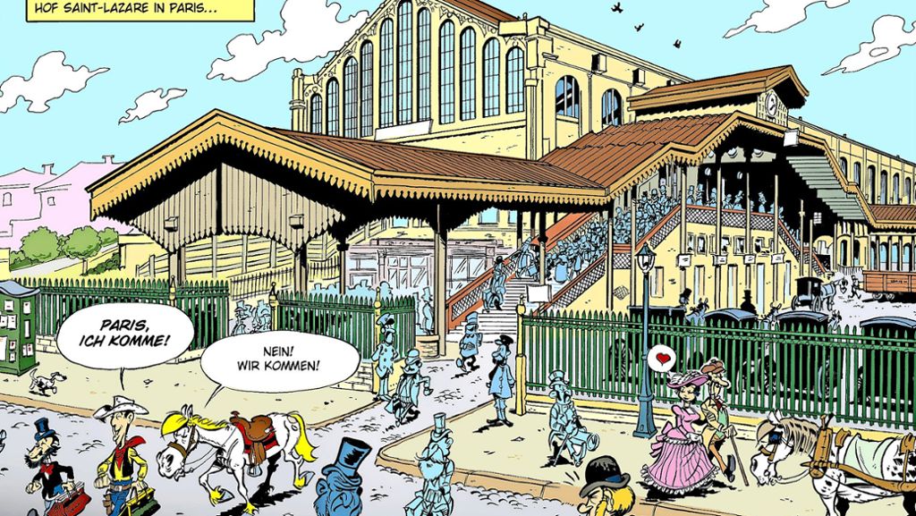 Der neue Lucky-Luke-Comic „Ein Cowboy in Paris“: Ein Besuch bei Madame Bovary