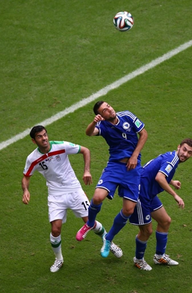 VfB-Stürmer Vedad Ibisevic kam in allen drei Partien zum Einsatz und erzielte das erste Tor für Bosnien und Herzegowina bei einer WM.