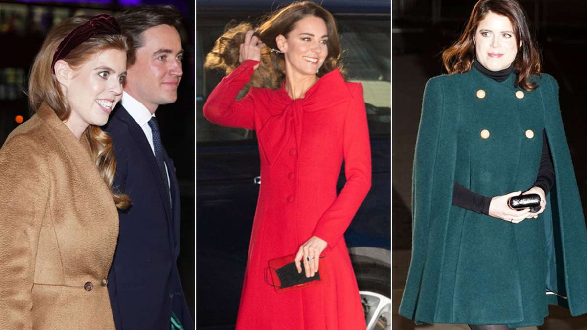  Großer Auftritt für die Damen Windsor und Middleton beim Weihnachtskonzert in Westminster Abbey. Manche präsentierten einen neuen Look, andere wühlten tief im Kleiderschrank und zwei trugen, ups, sogar das gleiche. 