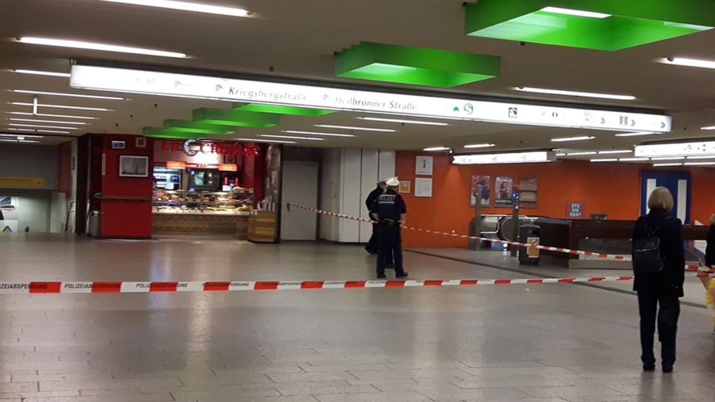 Arnulf-Klett-Passage in Stuttgart: Polizeiposten wegen verdächtigem Gegenstand abgesperrt
