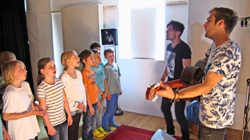 CD-Projekt in Plieningen: Die Kids singen mit den  Kids