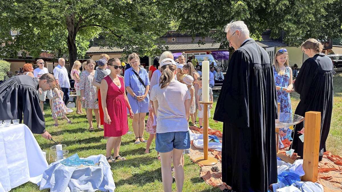 Open-Air-Taufen im Kreis Böblingen: Sindelfinger Tauffest ist erst der Anfang