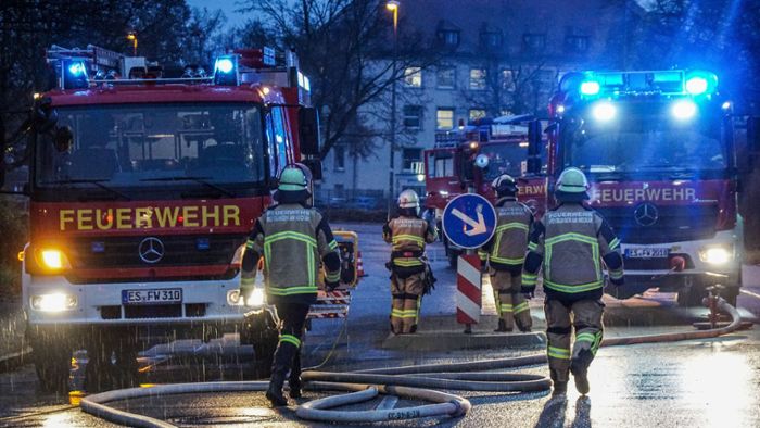 Brandstiftung  in Wendlingen: Bewohner legt Feuer in Flüchtlingsheim