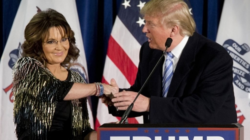 Donald Trump und Sarah Palin: Zwei Haudrauf-Politiker, die sich mögen