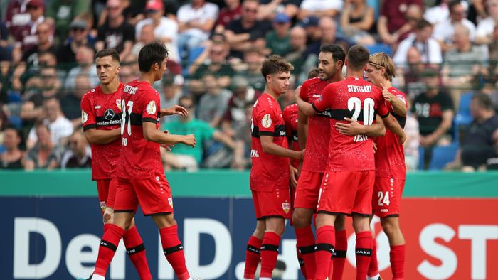 Ersatzgeschwächte Stuttgarter erreichen zweite Pokalrunde