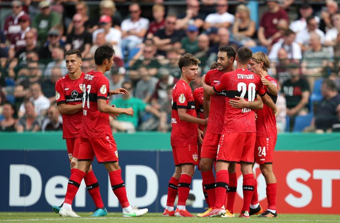 Ersatzgeschwächte Stuttgarter erreichen zweite Pokalrunde