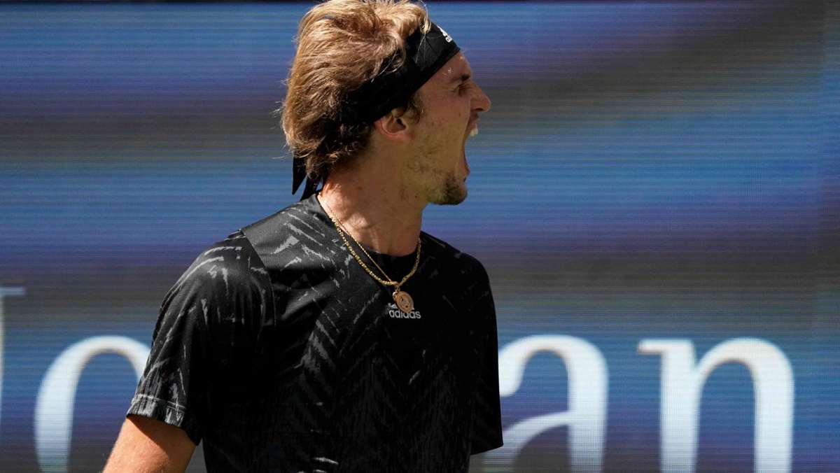 Tennis: Alexander Zverev bei US Open im Viertelfinale
