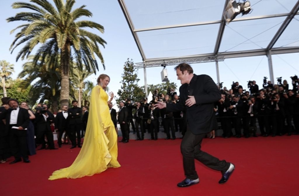 Uma Thurman und Quentin Tarantino