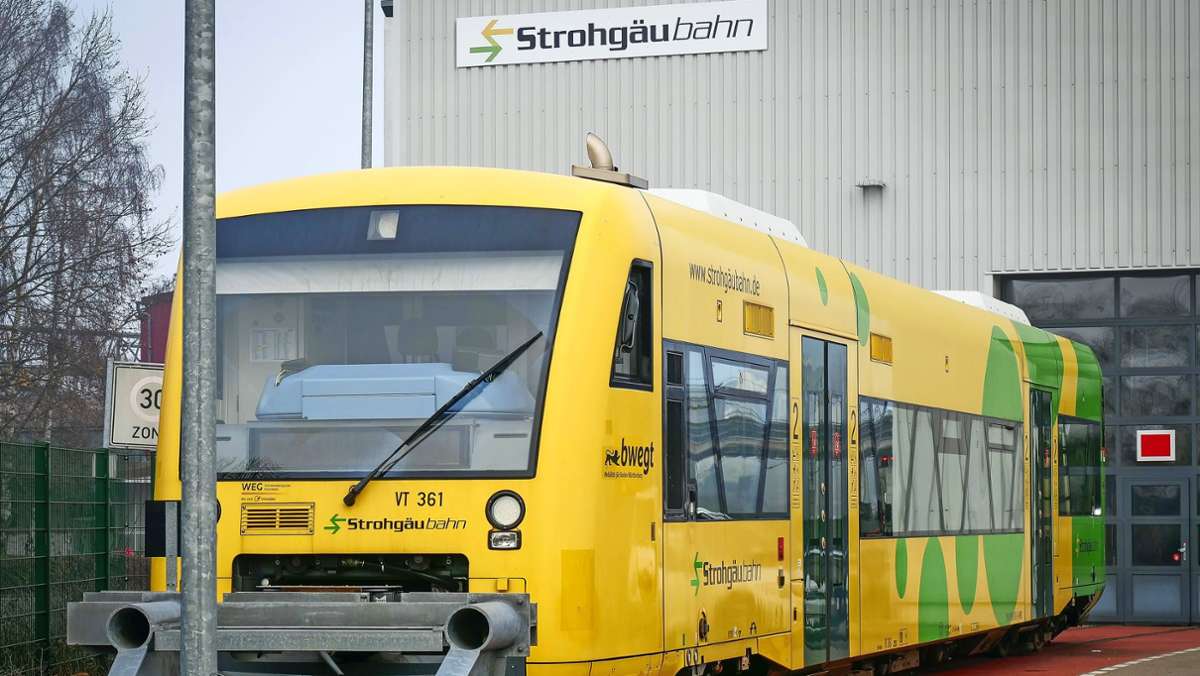 Nahverkehr wird ausgebaut: Strohgäubahn bekommt zwei weitere Züge