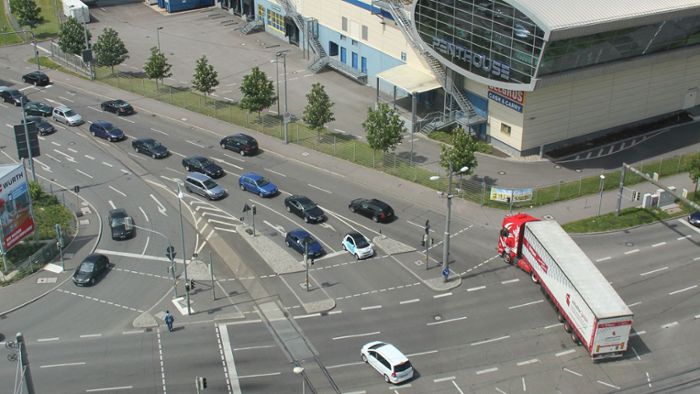 In der Borsigstraße werden neue Stromleitungen verlegt