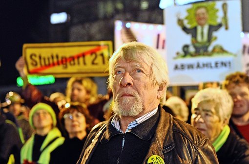 Gangolf Stocker hält  von den Demos gegen Stuttgart 21 nichts mehr. Foto: Archiv Kraufmann