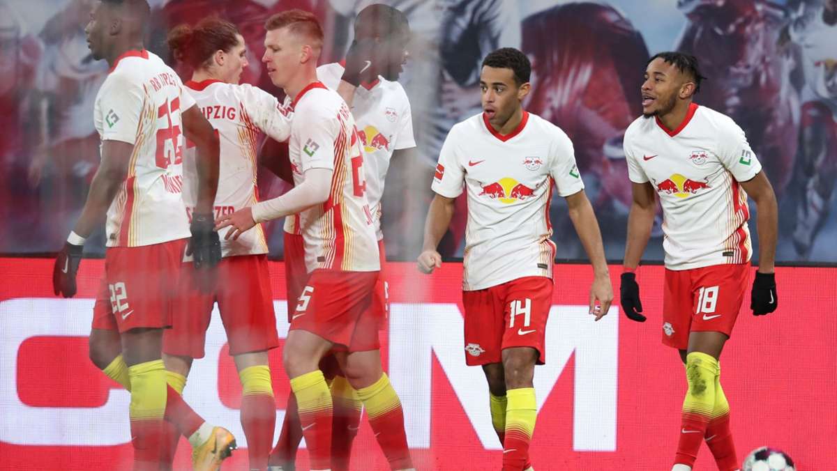 Knapper Sieg gegen Leverkusen: RB Leipzig letzter Bayern-Verfolger