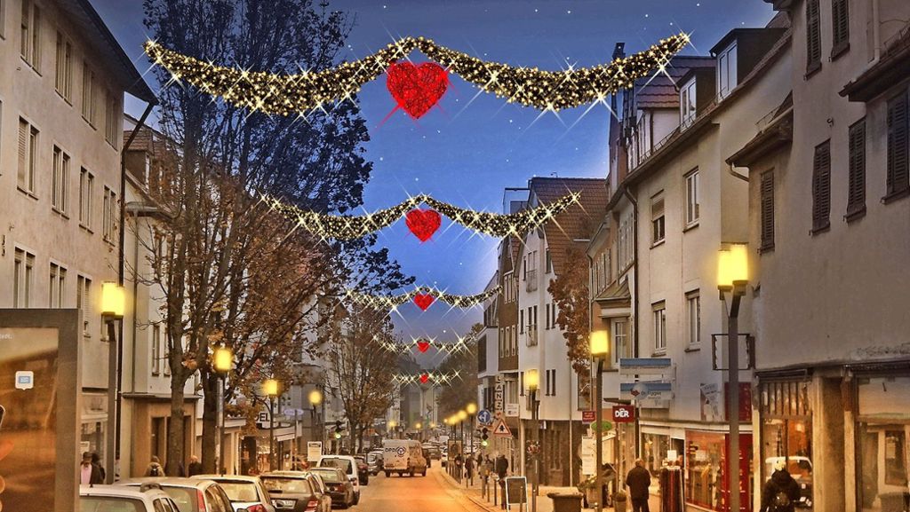 Einkaufsstraße in Stuttgart-Feuerbach: Stuttgarter Straße bekommt Lichterglanz