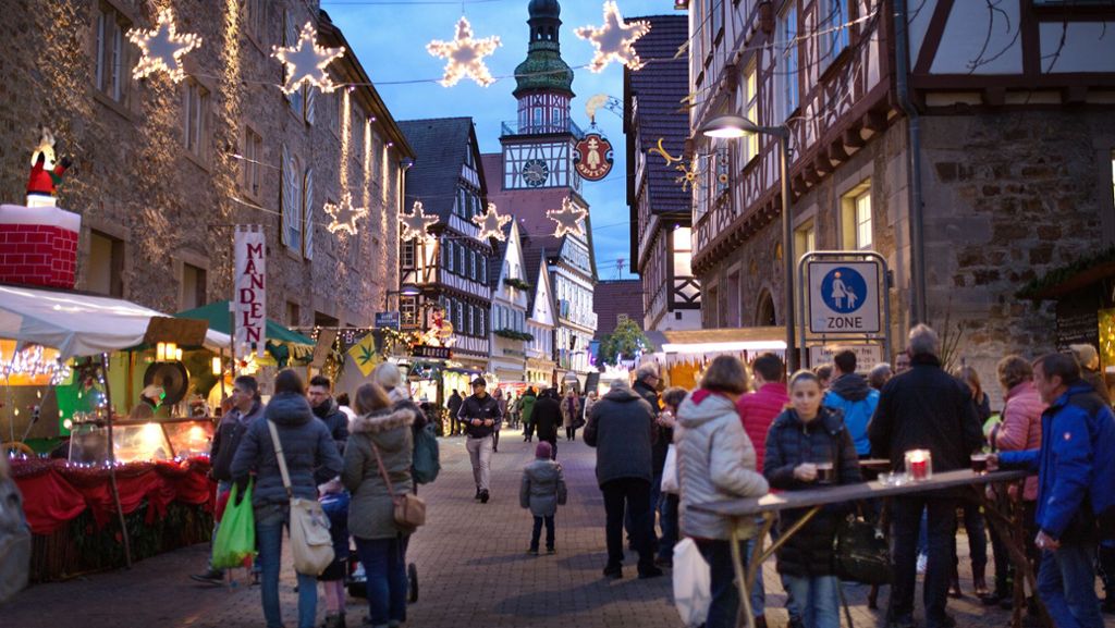 Weihnachtsmärkte im Kreis Esslingen: Vorweihnachtsstimmung, Geschenkideen und Glühwein