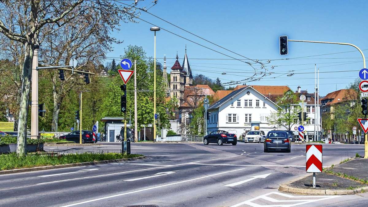 Bauarbeiten in Esslingen: Sanierung der Maille-Kreuzung beginnt