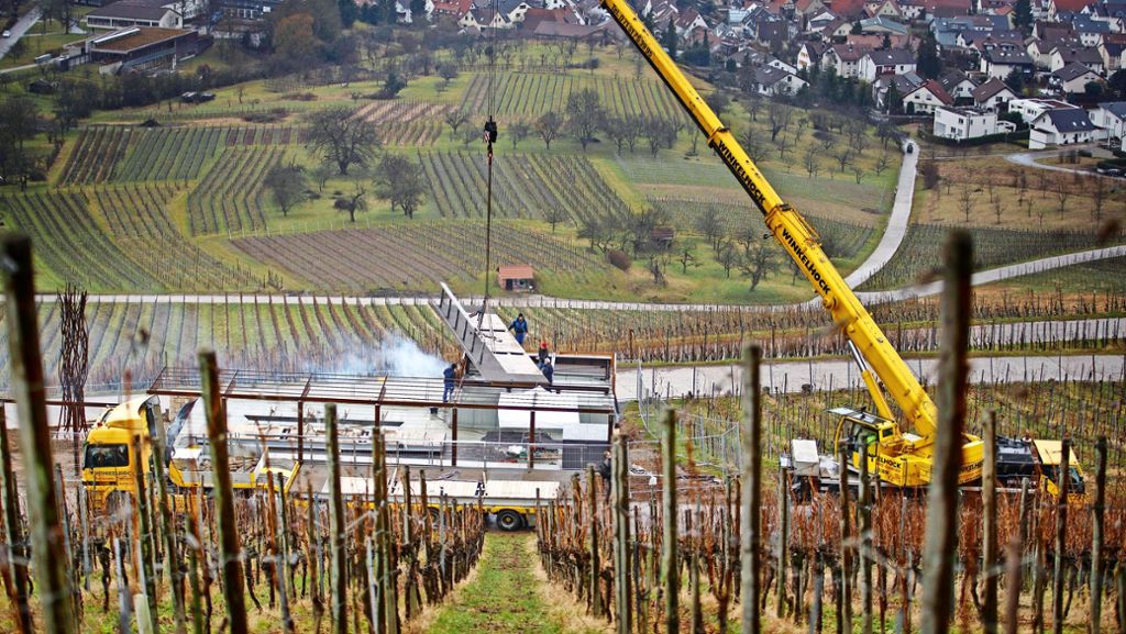 Aussichtsplattform in Weinstadt: Ein Impuls für die Gartenschau