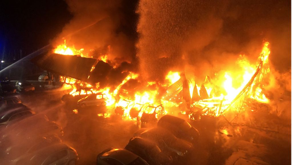 Millionenschaden am Bodensee: Oldtimer-Sammlung geht in Flammen auf – Ferrari und Porsche zerstört