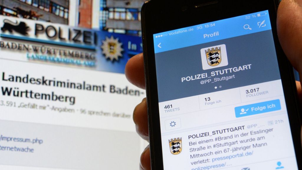 Baden-Württemberg: Twitter und Facebook für Polizei unverzichtbar