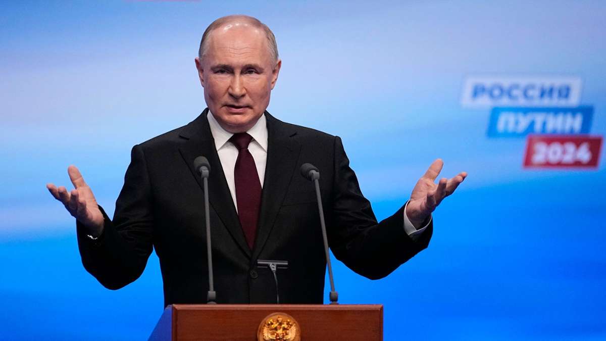 Präsidentenwahl: Russlands Wahlkommission spricht Putin Rekordergebnis zu
