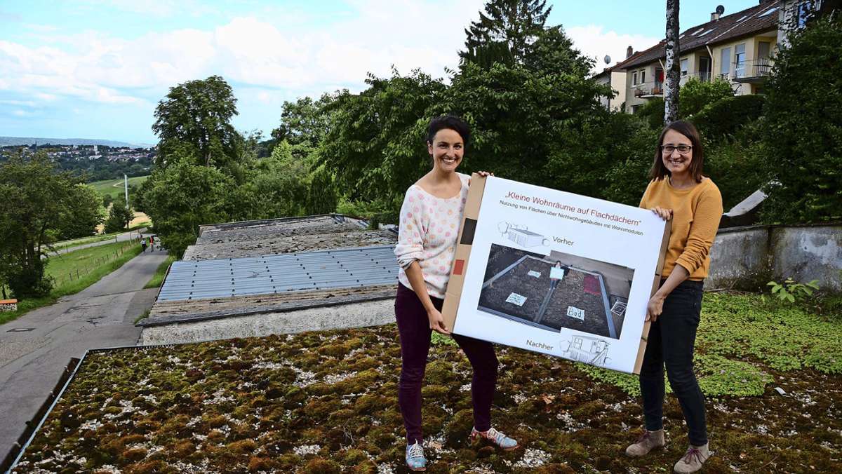 Wohnungsnot in Esslingen: Garagen sollen ein  „Dachgeschoss“ bekommen