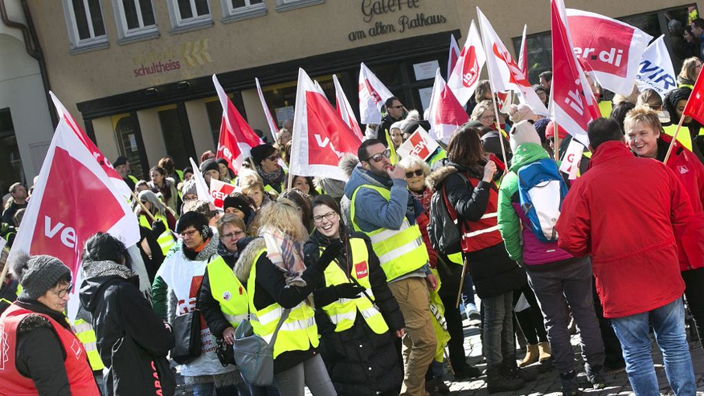 Warnstreiks  rund um Stuttgart: Am Donnerstag soll in der Region nicht  viel gehen