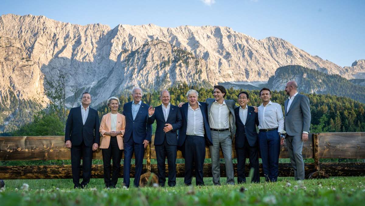 G7-Gipfel in Elmau 2022: Was dieses Foto so besonders macht