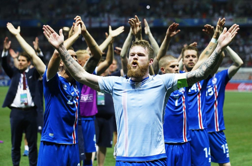 Bei der Europameisterschaft 2016 haben die Isländer Kultstatus erreicht (Archivbild). Foto: EPA