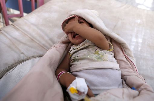 Die Cholera-Epidemie im Bürgerkriegsland Jemen hat die Marke von 500 000 Fällen überschritten. Foto: AFP
