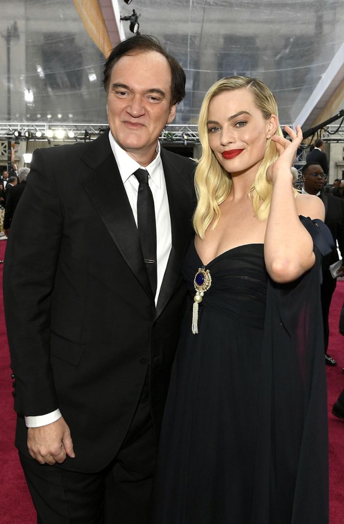 Margot Robbie bei den Oscars mit Quentin Tarantino