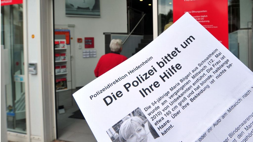 Bankiersfrau entführt und erstochen?: Verdächtiger im Mordfall Bögerl festgenommen