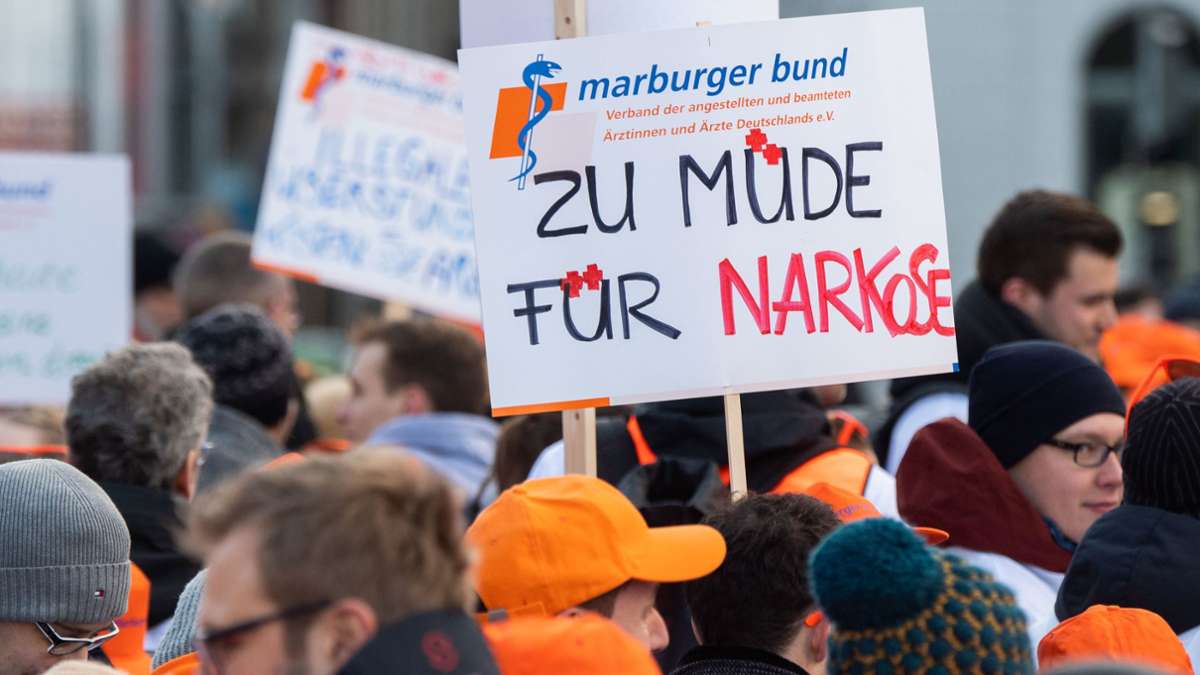Unikliniken in Baden-Württemberg: Ärzte streiken ganztägig am Montag