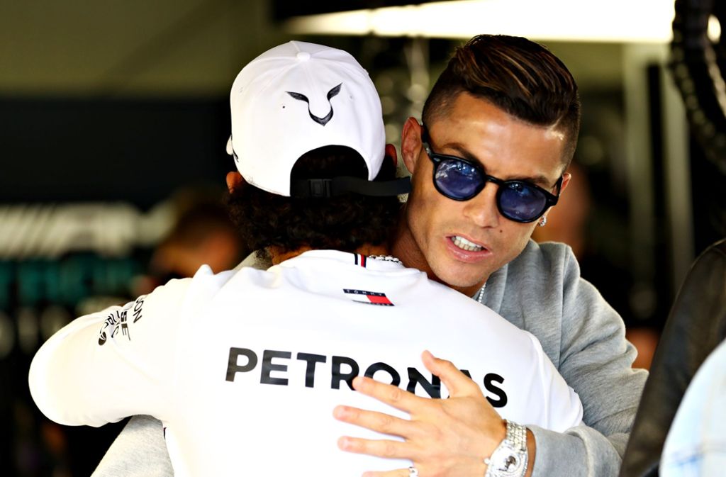 Lewis Hamilton und Ronaldo treffen sich in Monaco beim Formel-1-Rennen – und werden dort fast Freunde fürs Leben.