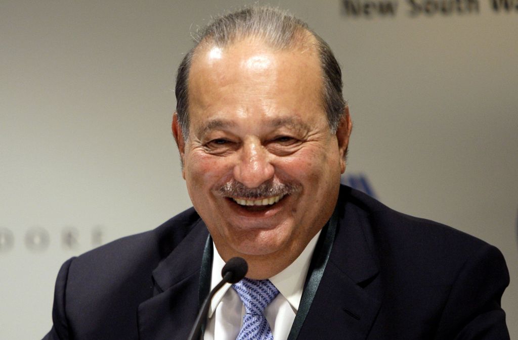 Der Mexikaner Carlos Slim Helu ist 64 Milliarden Dollar schwer und verdient sein Geld in der Telekommunikation: Platz 5.