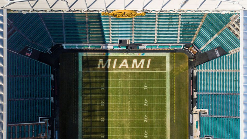Hard Rock Stadium in Miami Gardens: Ein Austragungsort der Superlative für den Super Bowl