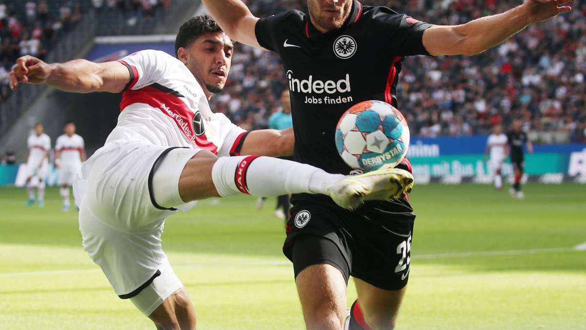 VfB Stuttgart bei Eintracht Frankfurt: Trotz Unterzahl 1:1 gegen Frankfurt